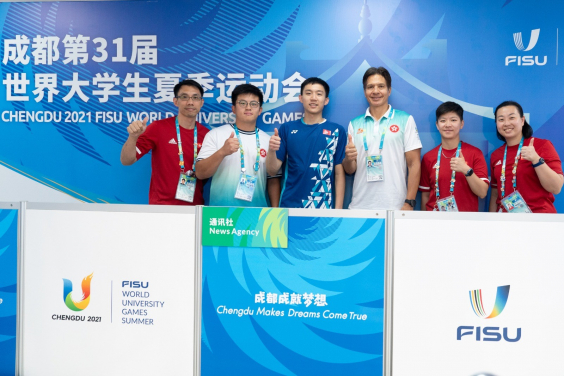 Ko Shing Hei claimed a bronze medal in the men's singles badminton event,